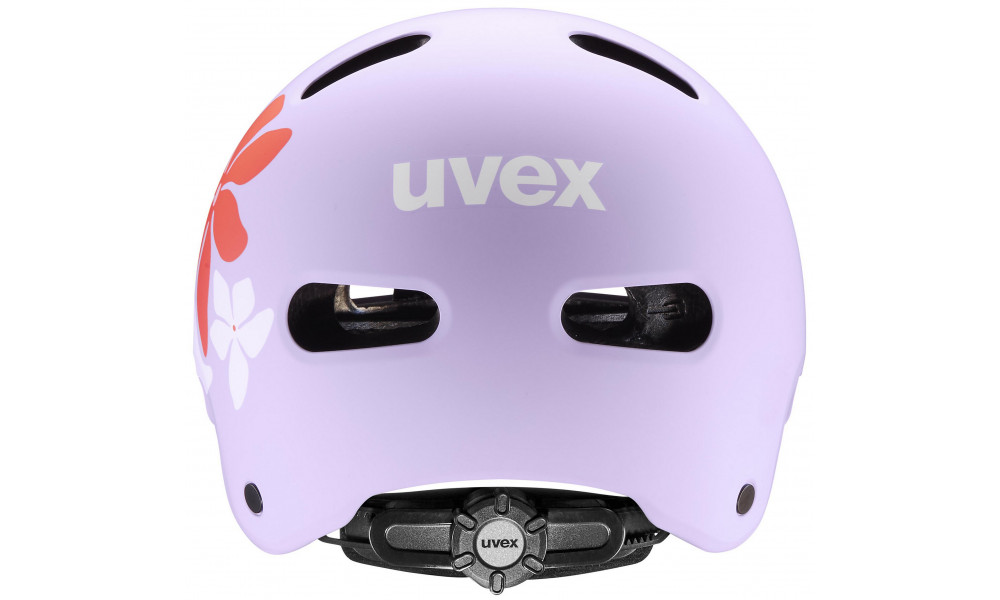 Helmet Uvex kid 4 style flower lilac matt - 3