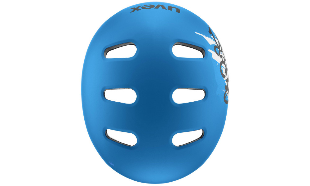 Helmet Uvex kid 4 style super hero blue matt - 5