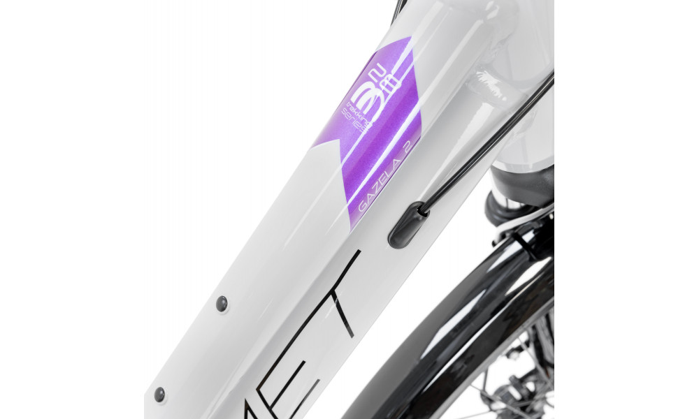 Велосипед Romet Gazela 2 2025 grey-violet - 2
