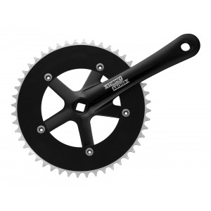 Front crankset Sturmey-Archer 170mm 1-speed black