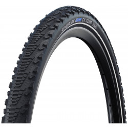 Tire 28" Schwalbe CX Comp HS 369 Active Wired 35-622 / 28x1.35 Black-Reflex