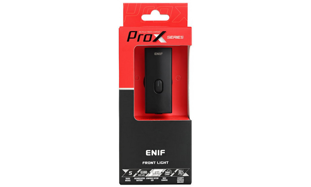 Передняя лампа ProX Enif 350Lm Safe+Memory USB - 5
