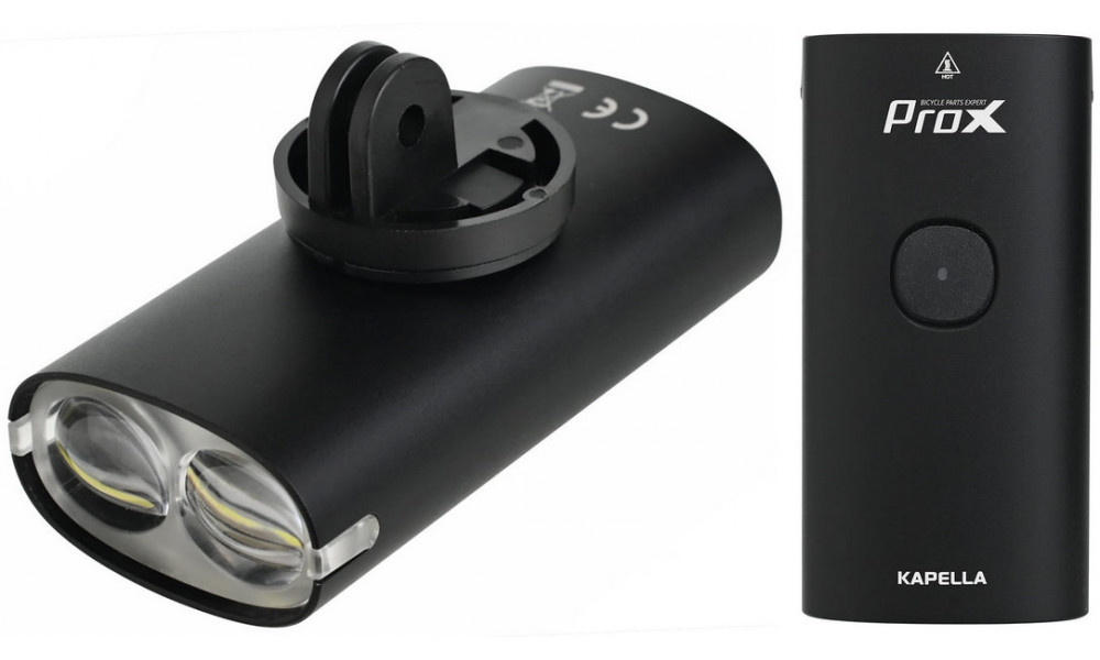 Передняя лампа ProX Kapella 1600Lm PowerBank Ring Safe+Memory USB - 3
