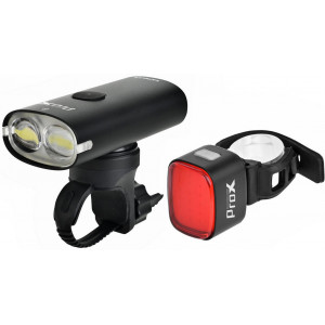 Light set ProX Kapella 1600Lm + Ara I 50Lm Powerbank Ring Safe+Memory USB