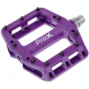 Pedals ProX Base Pro 26 plastic Pins axle Cr-Mo purple