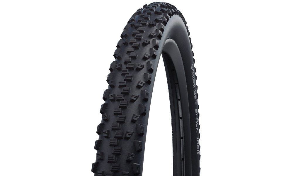 Шина 26" Schwalbe Black Jack HS 407 Active Wired 54-559 / 26x2.10 Black - 1