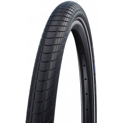 Tire 26" Schwalbe Big Apple HS 430 Active Wired 55-559 / 26x2.15 Black-Reflex