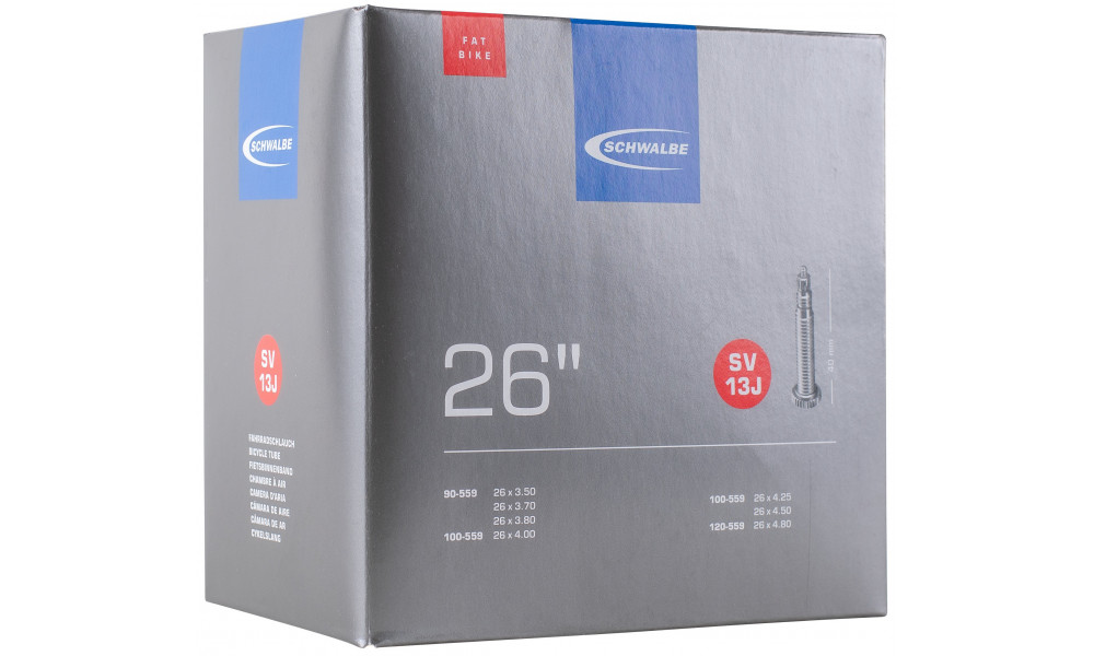 Камера Fatbike 26" Schwalbe SV13J (90/120-559) - 1