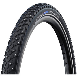 Шина 28" Schwalbe Marathon Plus Spike HS396 Wired 55-622 / 28x2.15 Reflex