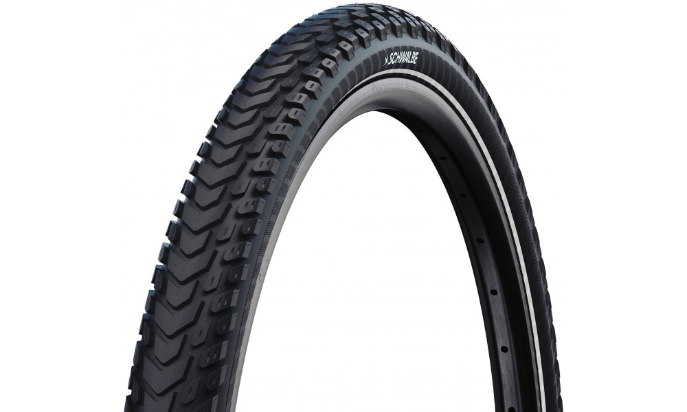 Шина 27.5" Schwalbe Marathon Mondial Pro HS630 Evo Fold 57-584 / 27.5x2.25 DD Reflex - 1