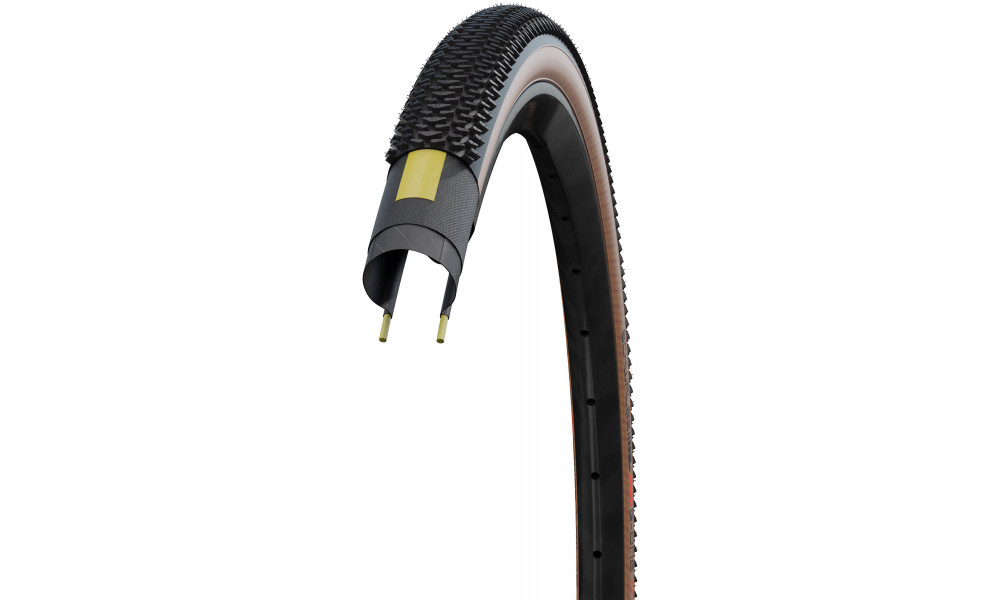 ???? 28" Schwalbe G-One R Pro HS610 Evo Fold TLR 35-622 / 28x1.35 Race Pro Transparent - 3