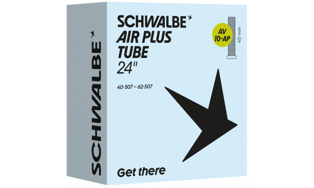 Tube 24" Schwalbe AV10-AP 40mm Air Plus (40/62-507) - 1