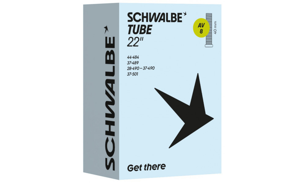 Tube 22" Schwalbe AV8 40mm (28/44-484/501) - 1