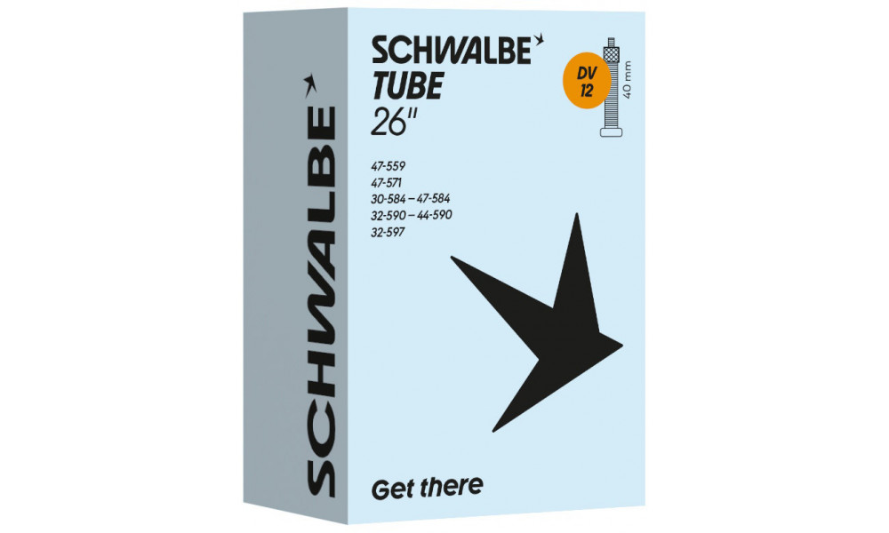 Камера 26" Schwalbe DV12 40mm (30/47-559/597) - 1