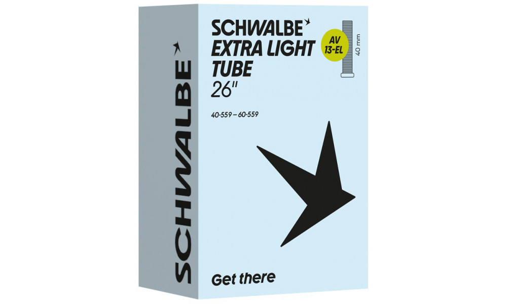 Tube 26" Schwalbe AV13-EL 40mm Extra Light (40/60-559) - 1