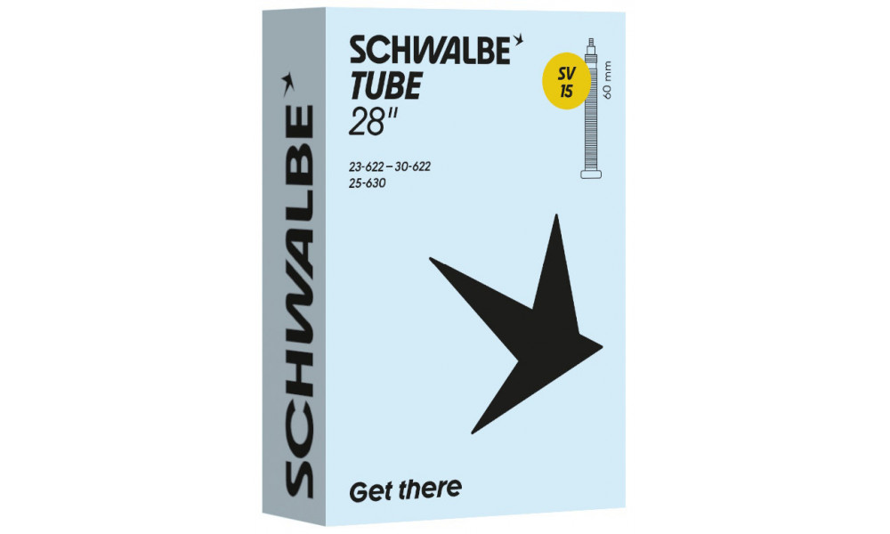 Tube 27/28" Schwalbe SV15 60mm (23/30-622/630) 