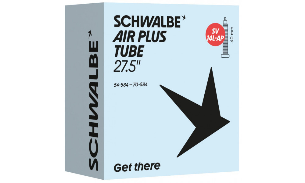 Tube 27.5+" Schwalbe SV14L-AP 40mm Air Plus (54/70-584) - 1
