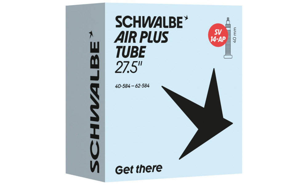 Камера 27.5" Schwalbe SV14-AP 40mm Air Plus (40/62-584) - 1