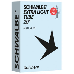 Tube 20" Schwalbe SV7-EL 40mm Extra Light (40/60-406)
