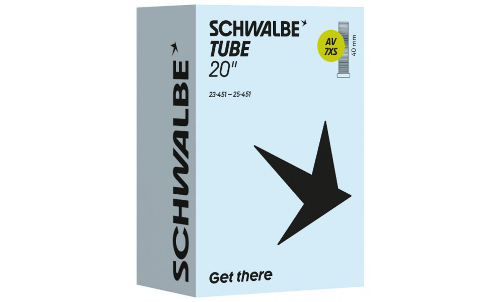 Камера 20" Schwalbe AV7XS 40mm (23/25-451) - 1