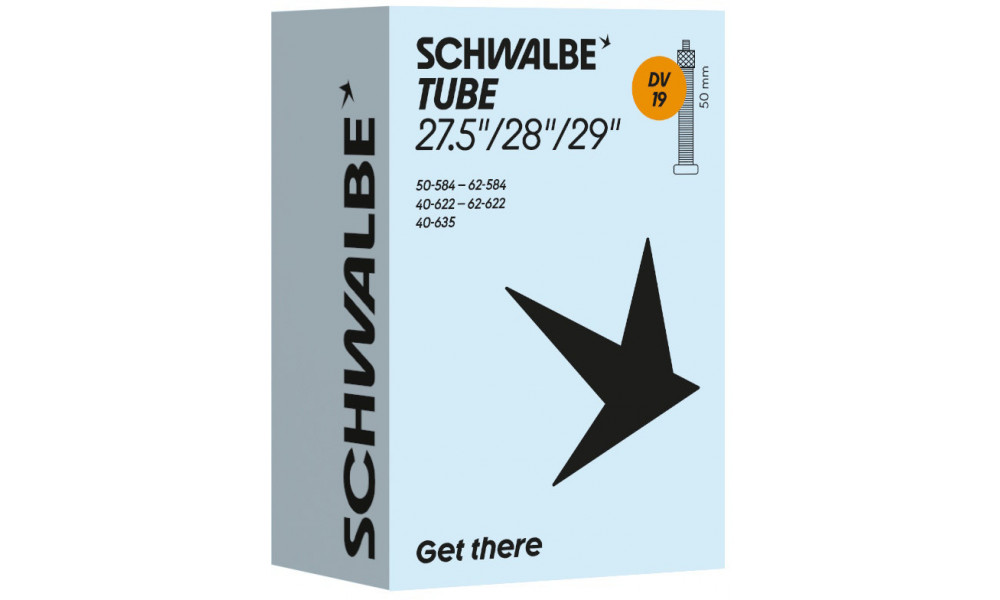 Камера 27.5/28" Schwalbe DV19 50mm (40/62-584/635) 