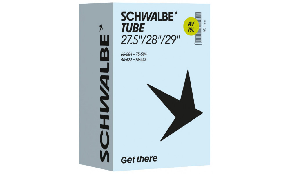 Tube 29/27.5+" Schwalbe AV19L 40mm (54/75-584/622) - 1