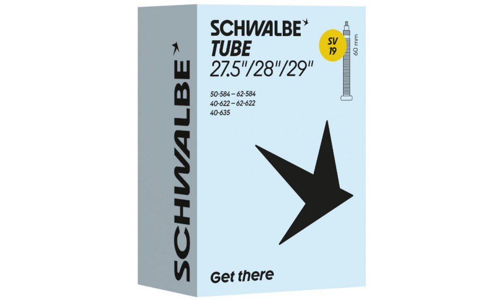 Камера 27.5/28" Schwalbe SV19 60mm (40/62-584/635) - 1