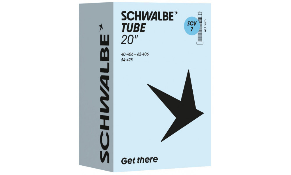 Tube 20" Schwalbe SCV7 40mm (40/62-406) - 1