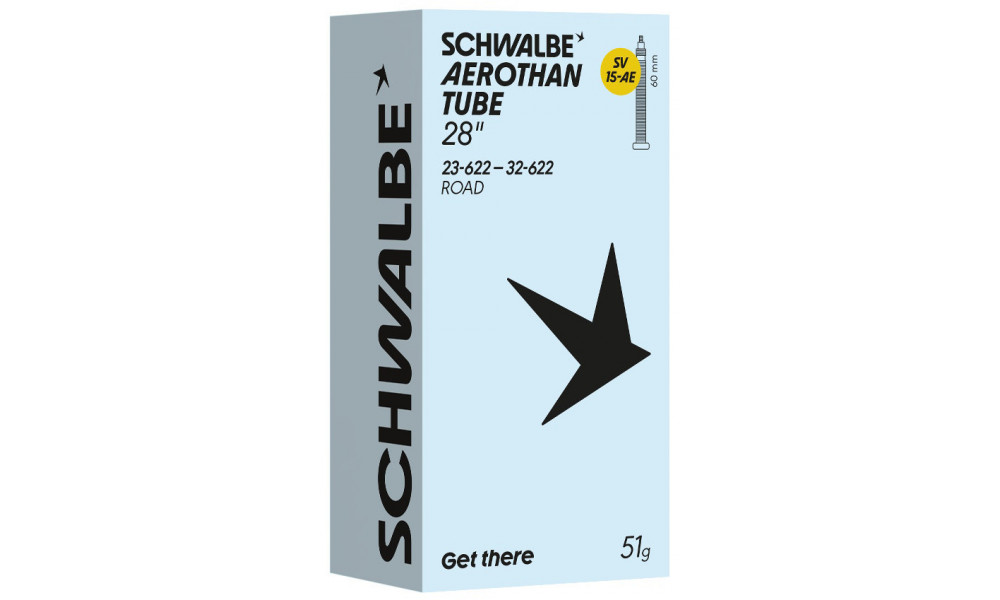 Tube 28" Schwalbe SV15-AE Aerothan 60mm (23/32-622) - 1