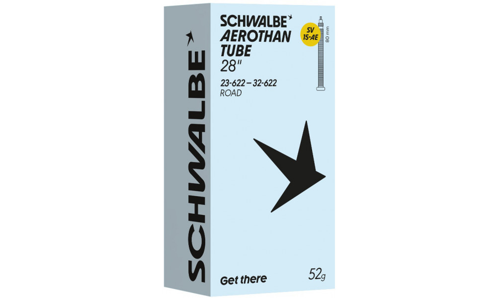 Tube 28" Schwalbe SV15-AE Aerothan 80mm (23/32-622) - 1