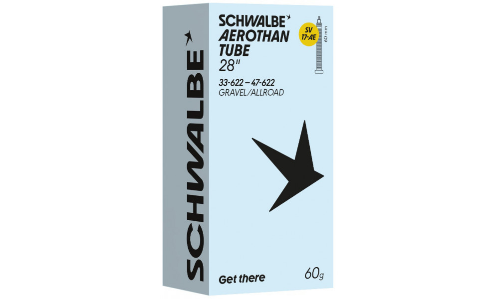 Камера 28" Schwalbe SV17-AE Aerothan 60mm (33/47-622) - 1