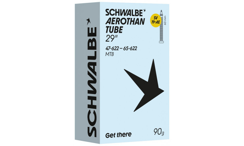 Камера 28/29" Schwalbe SV19-AE Aerothan 60mm (47/65-622) - 1