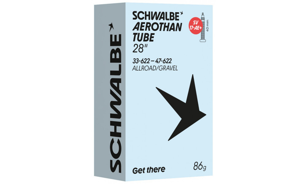 Tube 28" Schwalbe SV17-AE+ Aerothan 40mm (33/47-622) - 1