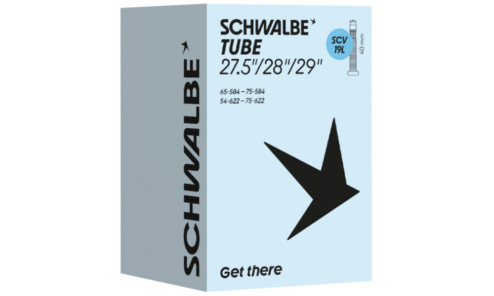 Tube 29/27.5+" Schwalbe SCV19L 40mm (54/75-584/622) 