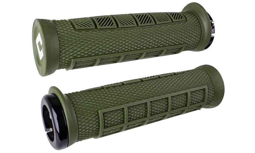 Ручки руля ODI Elite Pro V2.1 Lock On Army Green-Black 