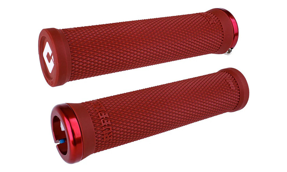 ????? ???? ODI Ruffian v2.1 Lock-On MTB 30mm OD 135mm White/Dark Red 