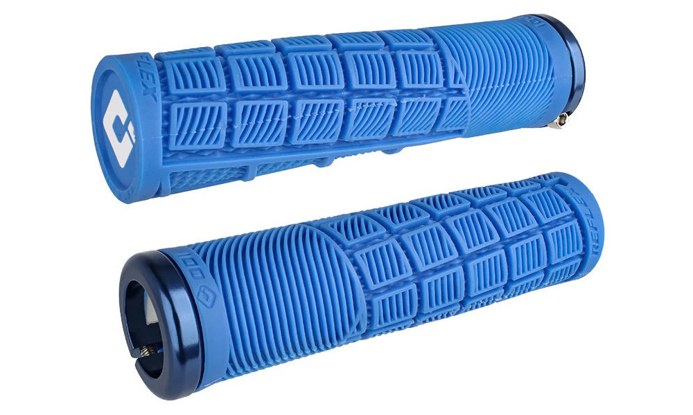 Grips ODI Reflex v2.1 Lock-On MTB 135mm White/Blue 