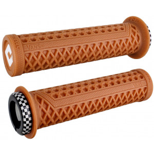 Ручки руля ODI Vans v2.1 Lock-On MTB 135mm White/Gum-Black Checker