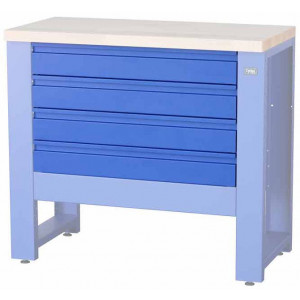 Workshop table part Cyclus Tools System 500 4 drawers for workbench 720801 blue (720803)