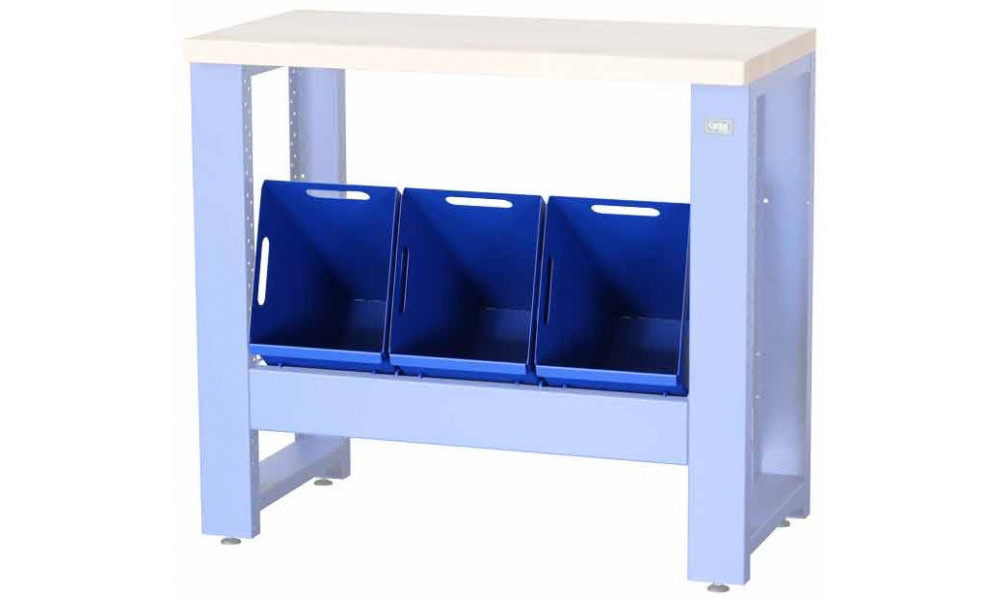 Часть для рабочего стола Cyclus Tools System 500 trash can 25L for workbench 720801 blue 3 pcs. (720805) 