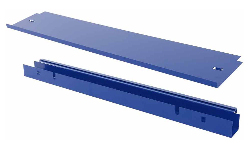 Часть для рабочего стола Cyclus Tools System 500 media board 10 x 100 x 6 cm for perforated wall 720810 blu - 1