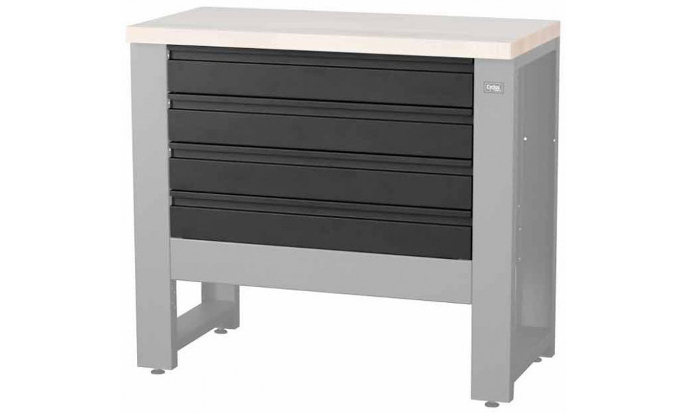 Часть для рабочего стола Cyclus Tools System 500 4 drawers for workbench 720851 anthracite (720853) 