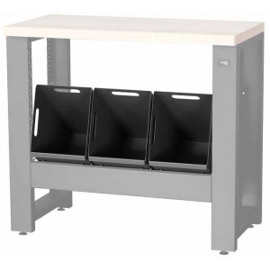 Workshop table part Cyclus Tools System 500 trash can 25 liters for workbench 720851 anthracite 3 pcs. (720855)