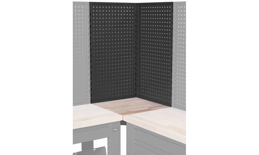 Часть для рабочего стола Cyclus Tools System 500 corner module 89 x 50 x 50 cm for workbench anthracite (72 