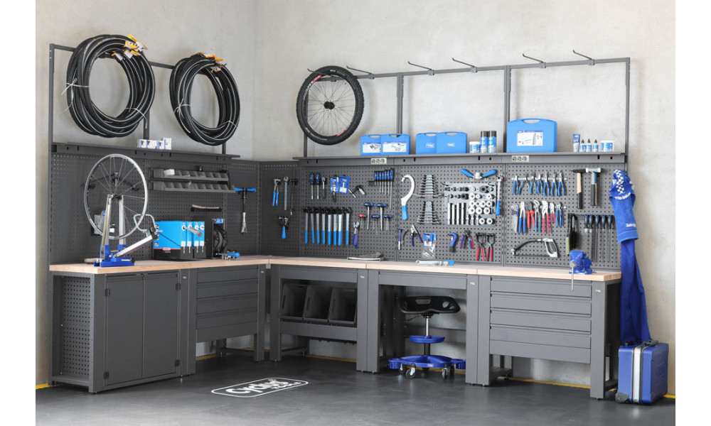 Workshop table Cyclus Tools Ralf System 500 37-piece 259 x 500 x 50 cm anthracite (720896) - 2