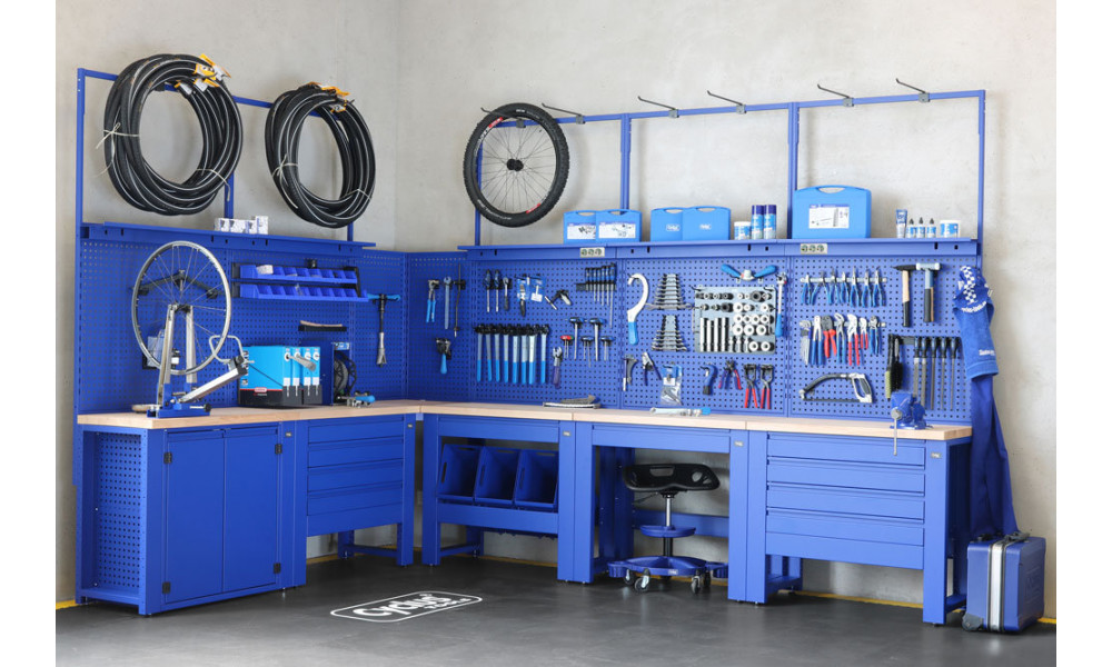 Рабочий стол для мастерской Cyclus Tools Ralf System 500 37-piece 259 x 500 x 50 cm blue (720897) - 2