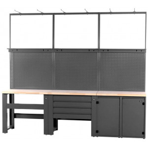 Рабочий стол для мастерской Cyclus Tools Ingo System 500 20-piece 259 x 300 x 50 cm anthracite (720898)