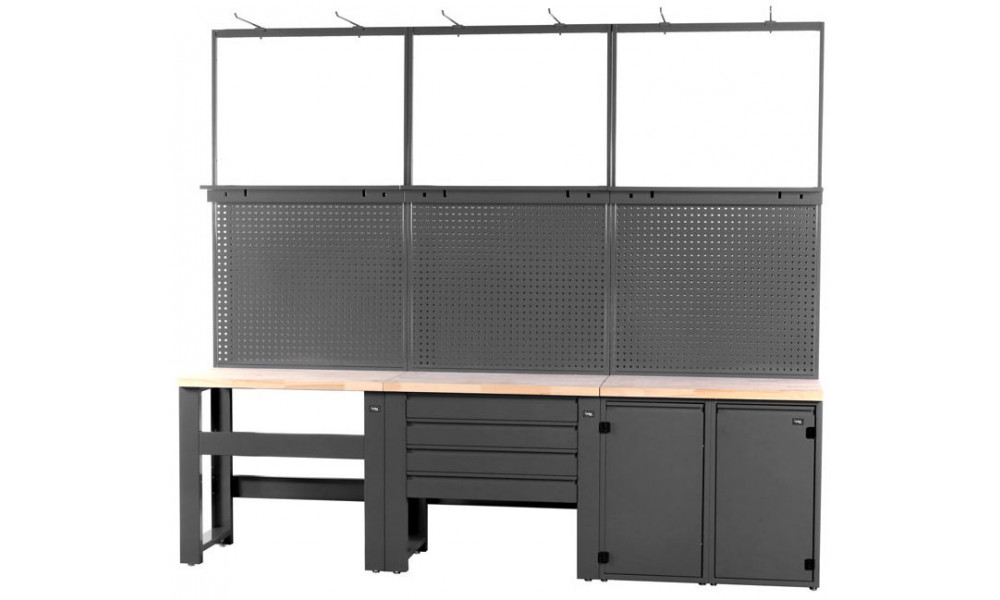 Рабочий стол для мастерской Cyclus Tools Ingo System 500 20-piece 259 x 300 x 50 cm anthracite (720898) 