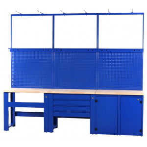 Рабочий стол для мастерской Cyclus Tools Ingo System 500 20-piece 259 x 300 x 50 cm blue (720899)