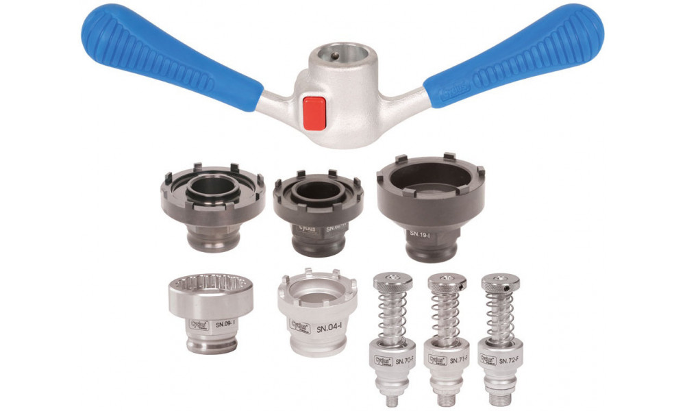 Tool set Cyclus Tools Snap.In holder with e-bike lockring removal/installation tools for Bosch/Panasonic (729990) 